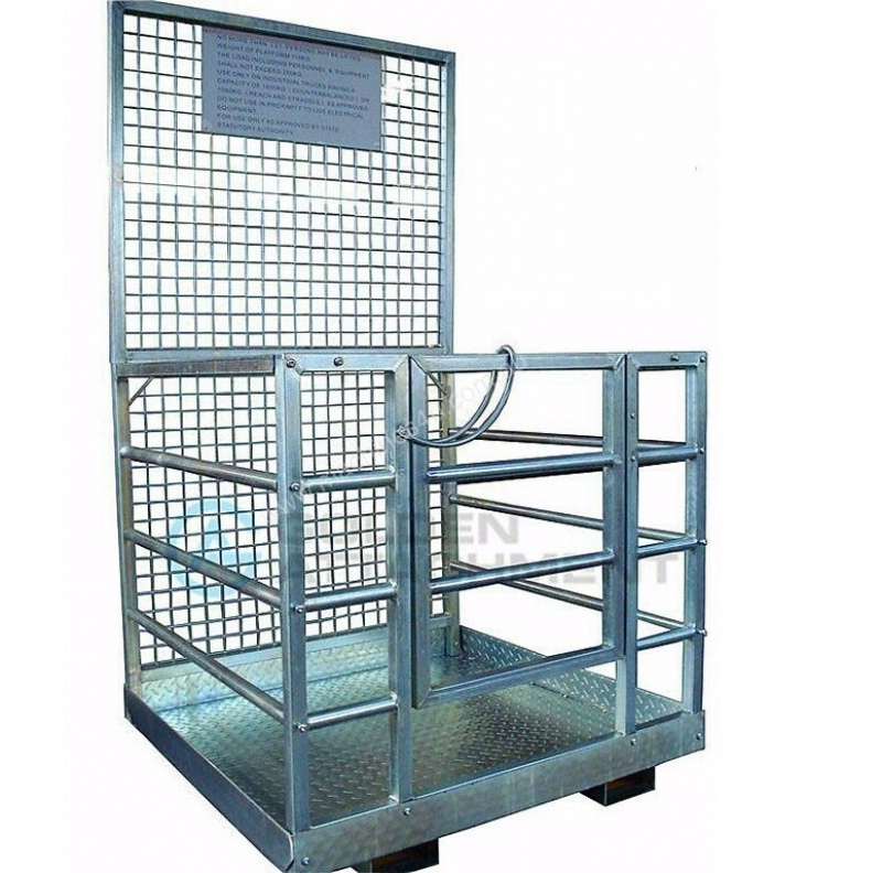 Forklift installation cage