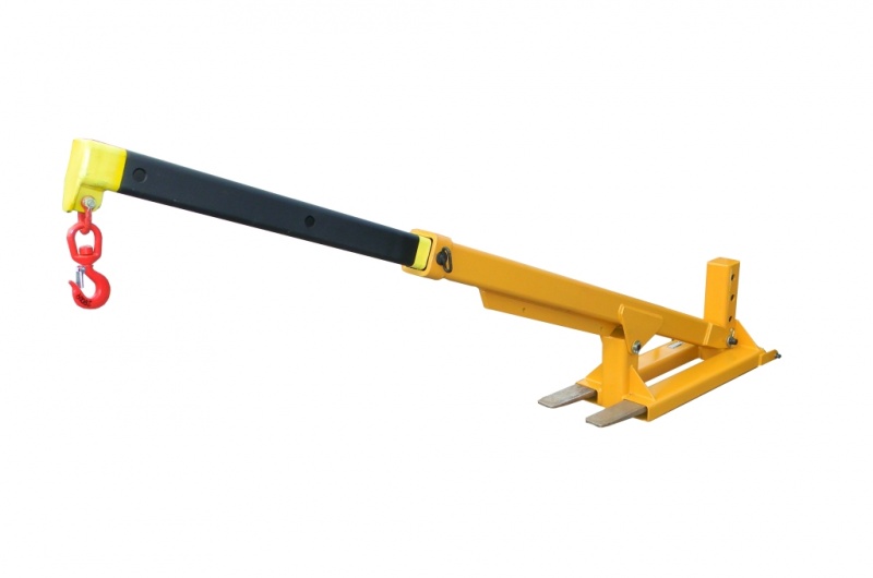 Telescopic forklift loading arm