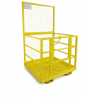 Forklift installation cage